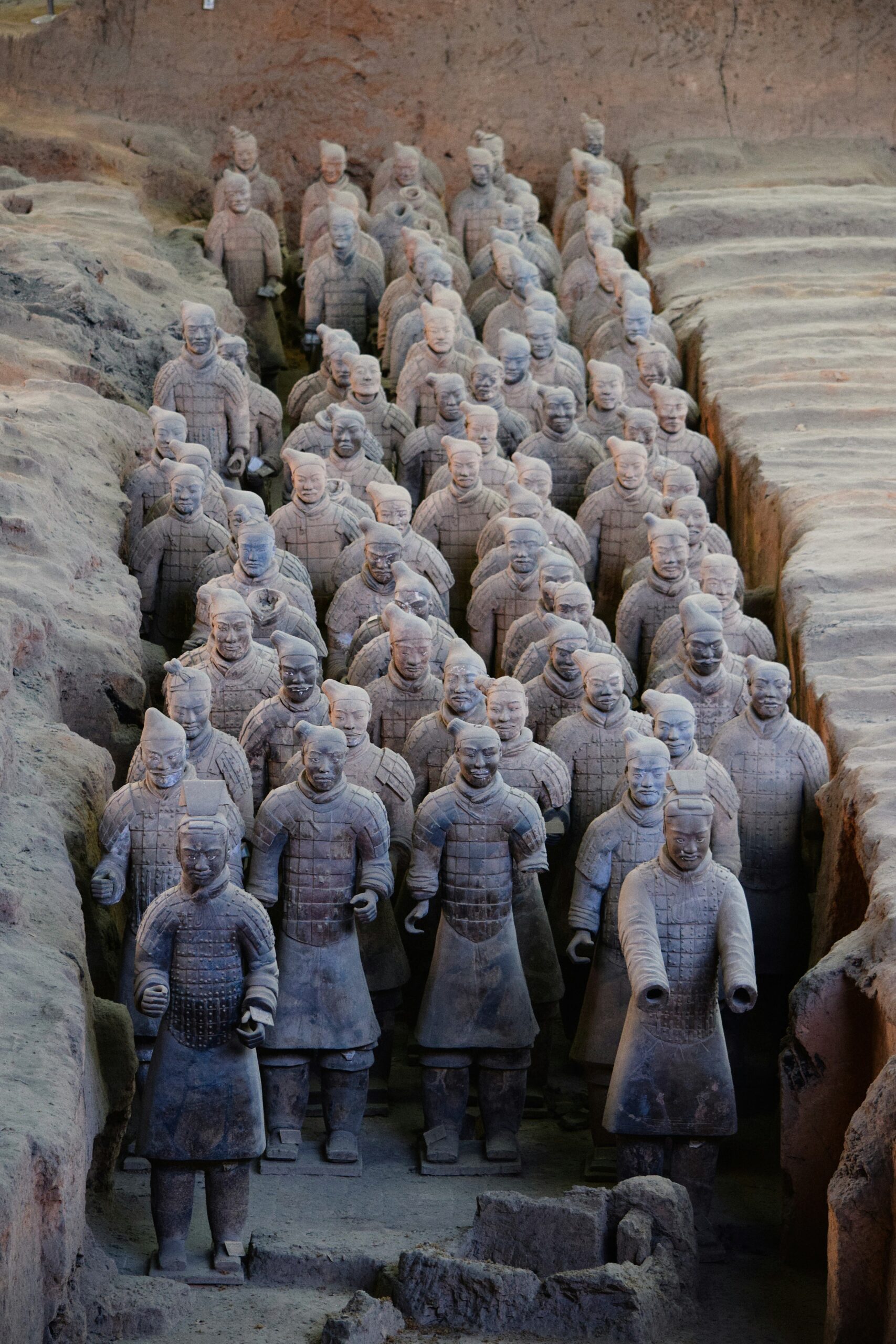 Die berühmte Terrakotta-Armee in Xi'an, China
