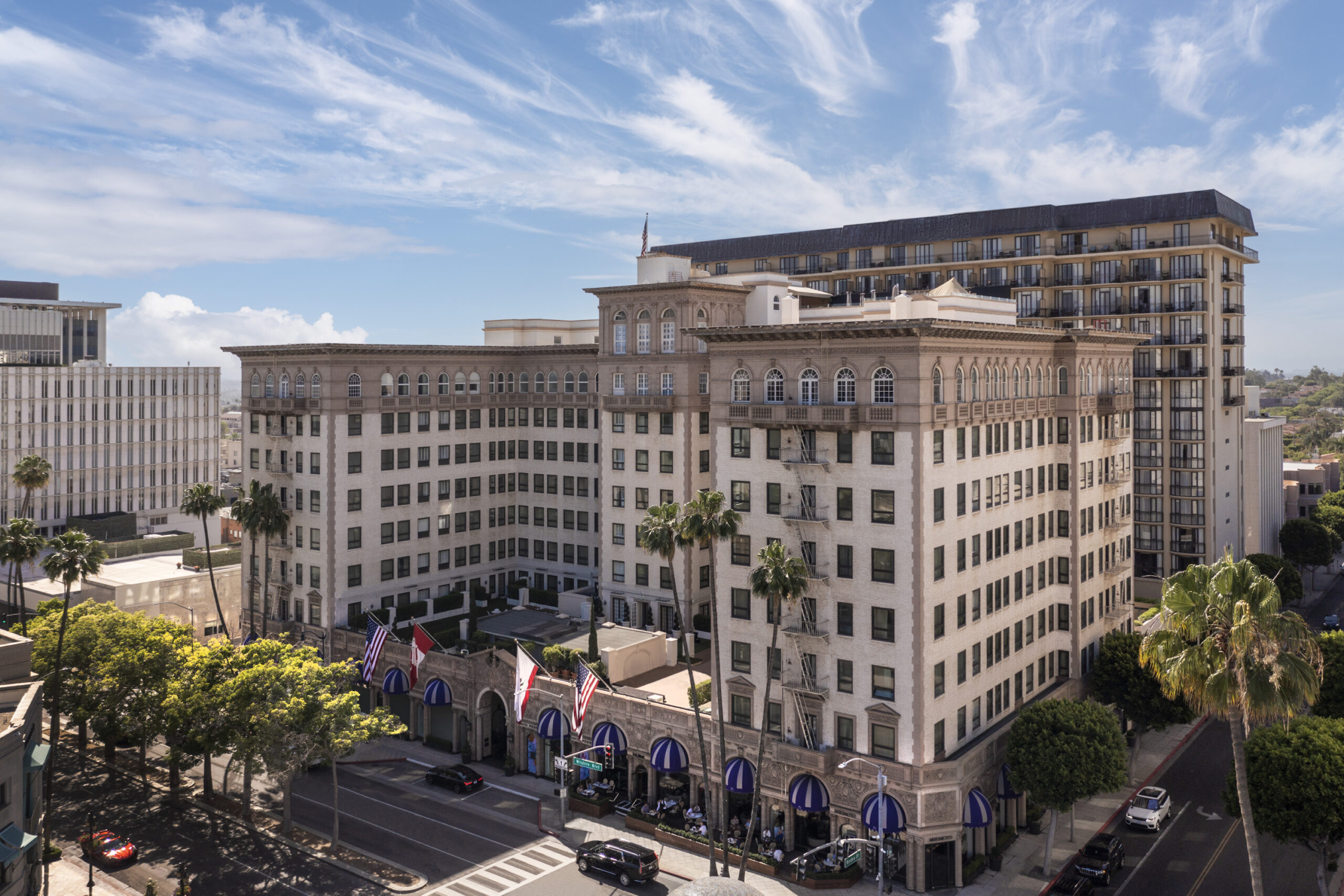 Beverly Wilshire - Beverly Hills – Außenansicht des Hotels am Wilshire Boulevard