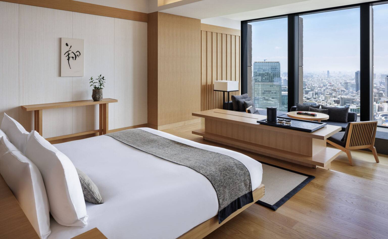 Schlafzimmer der Tokyo Suite
