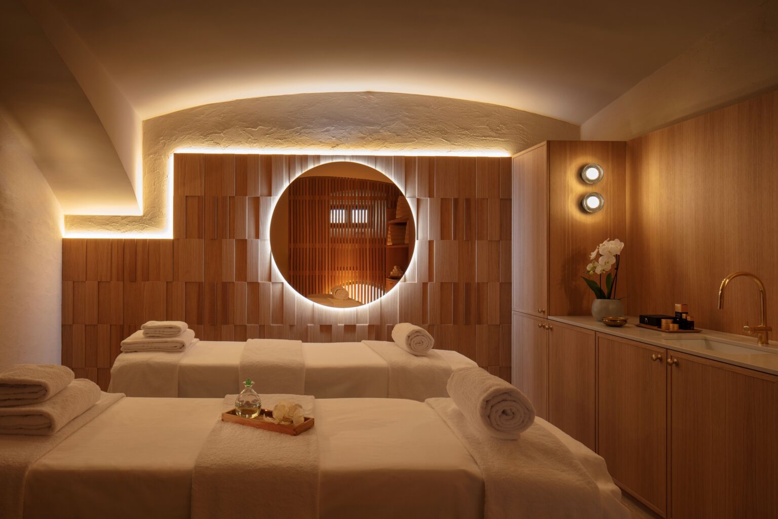 Behandlungsraum für zwei im Anantara Spa