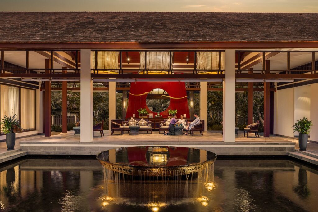 Ruhebereich des Banyan Tree Spa