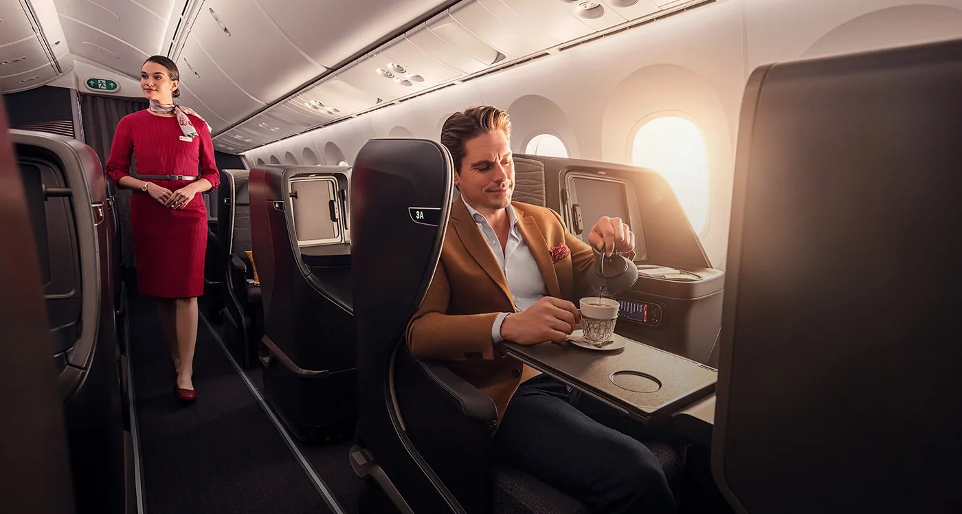 Turkish Airlines Business Class, Boeing 787