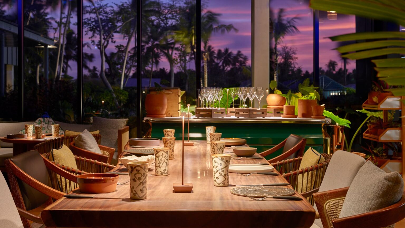 Restaurant Moulin am Abend
