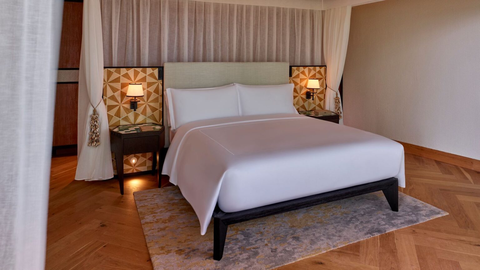 Schlafzimmer einer Villa