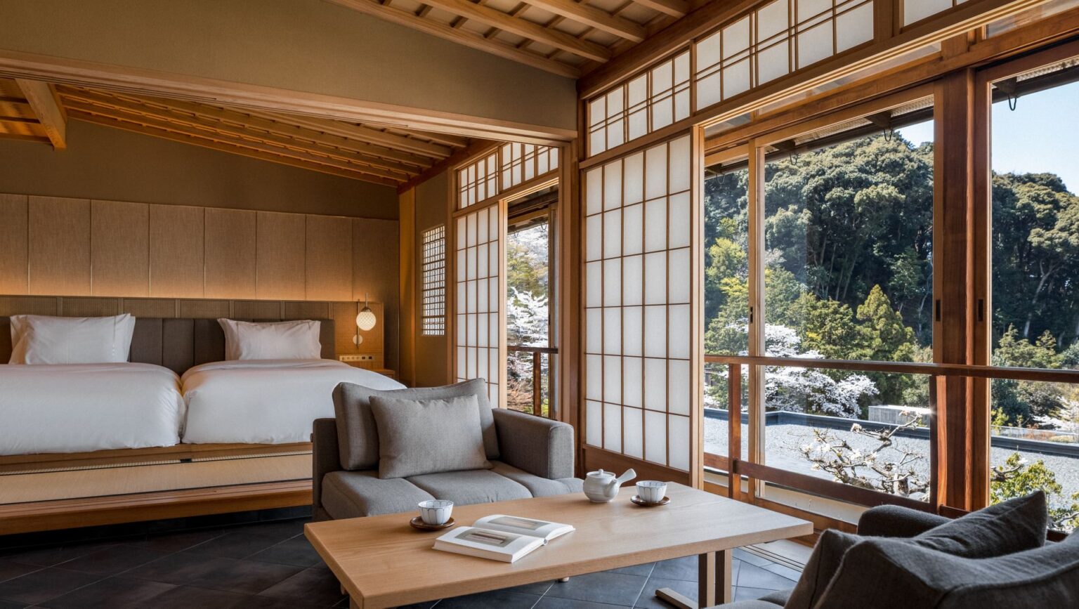 Zimmer im japanischen Flügel Kasui-en